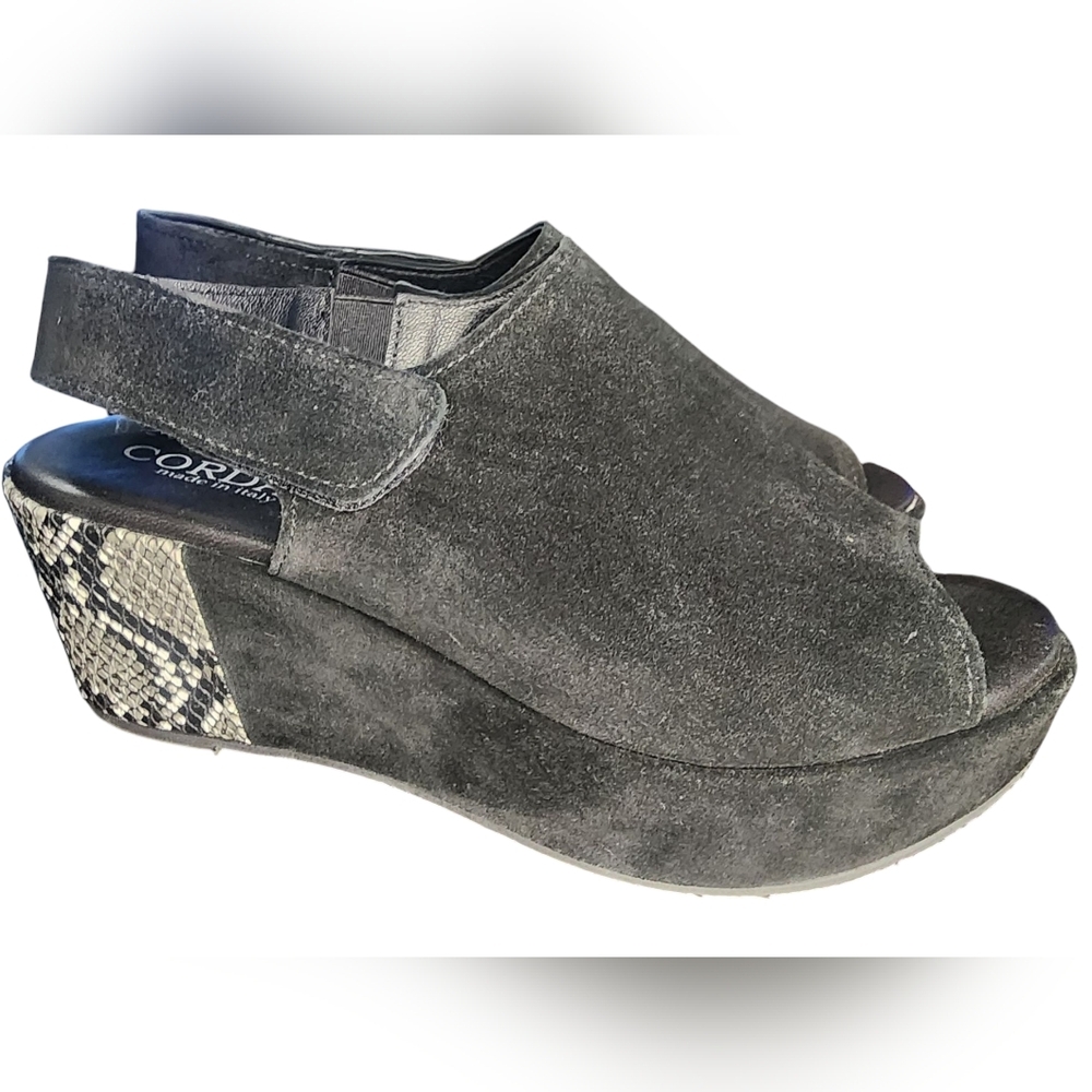 Cordani Deja Wedge Slingback Sandal, Womens 39 EU (8-8.5 US)​